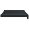 vidaXL Appui de fen&ecirc;tre Anthracite avec grain de bois 80 x 35 x 4,5 cm