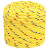 vidaXL Corde utilitaire polyvalente 18 mm 100 m Jaune PP