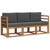 vidaXL Ensemble de canap&eacute;s d'ext&eacute;rieur 3 pc Naturel et Anthracite