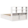 vidaXL Cadre de lit sans matelas blanc 150x200 cm bois de pin massif