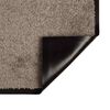vidaXL Tapis de porte Beige 60 x 40 x 1.2 cm Tissu en teddy