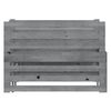 vidaXL Lit coulissant sans matelas gris 2x(90x200) cm