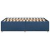 vidaXL Cadre de lit sans matelas bleu 120x200 cm tissu