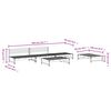 vidaXL Salon de jardin 5 pcs bois de pin impr&eacute;gn&eacute;