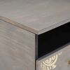 vidaXL Table basse Gris 80 x 54 x 40 cm Bois de mangue massif