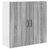 vidaXL Meuble mural PORTO Gris Sonoma 80 x 31 x 80 cm