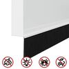 vidaXL Brosses de porte adh&eacute;sives 12 pcs Blanc 100 cm