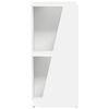 vidaXL &Eacute;tag&egrave;re lat&eacute;rale Blanc 33 x 32 x 70,5 cm Bois d'ing&eacute;nierie