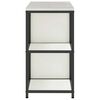 vidaXL Ensemble de rangement cuisine 2 pcs Blanc Acier lamin&eacute; &agrave; froid