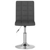 vidaXL Tabouret de bar Gris fonc&eacute; Tissu