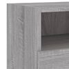 vidaXL Meuble TV mural sonoma gris 60x30x30 cm bois d'ing&eacute;nierie