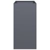 vidaXL Jardini&egrave;re anthracite 40x80x80 cm acier