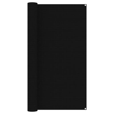 vidaXL Tapis de tente 200x300 cm Noir