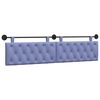 vidaXL T&ecirc;te de lit suspendue Bleu denim Tissu
