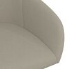 vidaXL Chaises pivotantes &agrave; manger lot de 4 gris clair velours