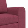 vidaXL Canap&eacute;-Lit Bordeaux 98 x 71 x 83 cm tissu