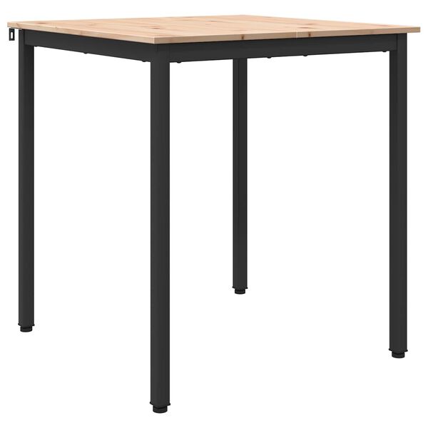 vidaXL Table de salle &agrave; manger / Table de repas Naturel