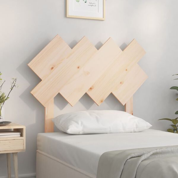 vidaXL T&ecirc;te de lit 92x3x81 cm Bois massif de pin