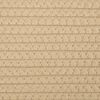 vidaXL Paniers de rangement 2 pcs beige et blanc Ø24x18 cm coton