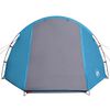 vidaXL Tente de camping tunnel 4 personnes bleu imperméable