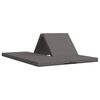 vidaXL Canap&eacute;-lit pliable 70 x 67 x 48 cm Gris clair