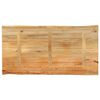 vidaXL Dessus de table 120x60x2,5 cm bord vivant bois massif manguier