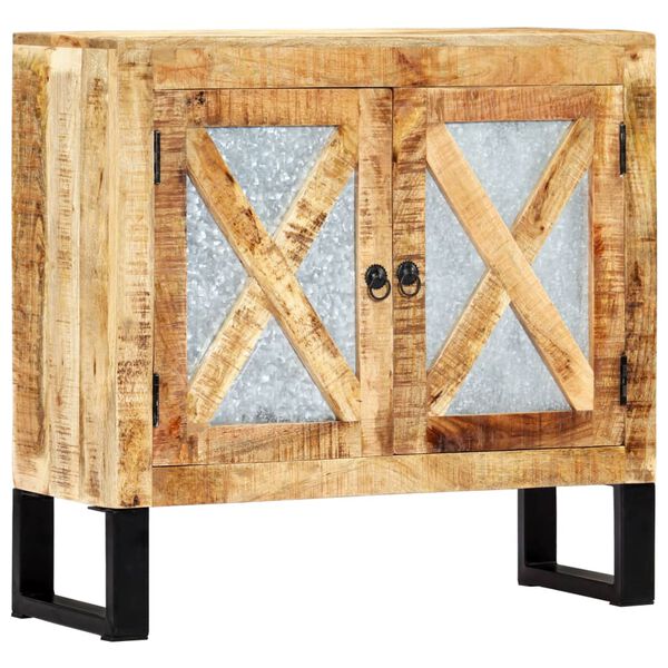 vidaXL Buffet 80x30x76 cm bois de manguier massif
