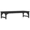 vidaXL Support de moniteur noir 55x23x14 cm bois d'ing&eacute;nierie