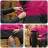 vidaXL Couverture &Eacute;quine Rose et Noir 105 cm Polyester
