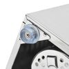 vidaXL Porte-couverts 8 grilles Rectangulaire Acier inoxydable