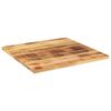 vidaXL Dessus de table 70x70x3,8 cm carr&eacute; bois massif de manguier brut