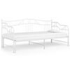 vidaXL Cadre de canapé-lit extensible sans matelas blanc 90x200 cm