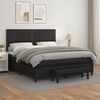 vidaXL Sommier &agrave; lattes de lit avec matelas Noir 160x200 cm