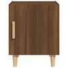 vidaXL Table de chevet Ch&ecirc;ne marron Bois d'ing&eacute;nierie