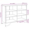 vidaXL Buffet noir 101x35,5x74,5 cm bois d'ing&eacute;nierie