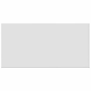 vidaXL Appui de fen&ecirc;tre Blanc 60 x 40 x 4,5 cm PVC