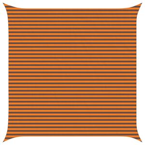 vidaXL Voile d'ombre Orange et marron 5 x 5 m 100 % polyester Oxford