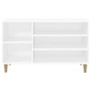 vidaXL Armoire &agrave; chaussures Blanc 102x36x60 cm Bois d'ing&eacute;nierie