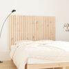 vidaXL T&ecirc;te de lit murale 159,5x3x110 cm Bois massif de pin
