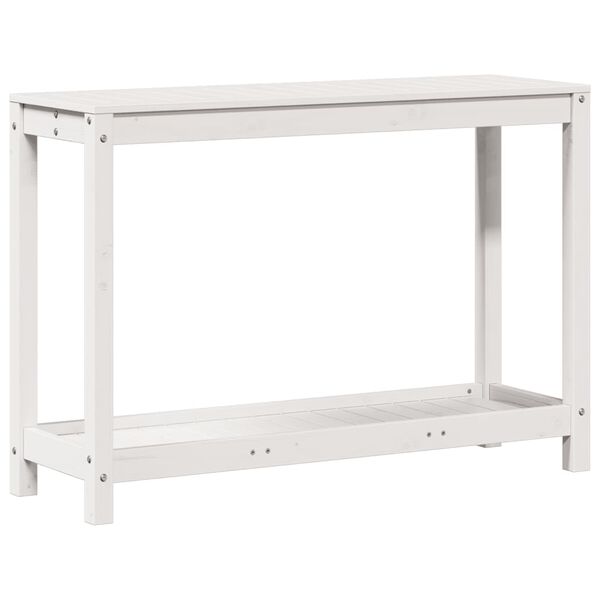 vidaXL Table de rempotage avec &eacute;tag&egrave;re 108x35x75 cm bois massif de pin