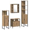 vidaXL Ensemble de mobilier de salle de bain 4 pc Ch&ecirc;ne artisanal