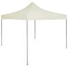 vidaXL Tente de f&ecirc;te 291 x 291 x 315 cm Cr&egrave;me Tissu Oxford