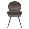 LABEL51 Chaises &agrave; manger lot de 2 Sil 51x64x87 cm anthracite