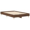 vidaXL Cadre de lit sans matelas ch&ecirc;ne marron 135x190 cm
