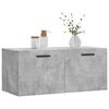 vidaXL Armoire murale gris b&eacute;ton 80x36,5x35 cm bois d'ing&eacute;nierie
