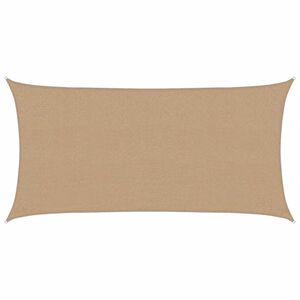 vidaXL Voile d'ombrage 160 g/m&sup2; Taupe 2,5x4,5 m PEHD