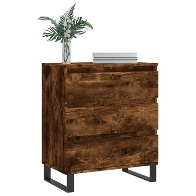 vidaXL Buffet Chêne fumé 60x35x70 cm Bois d'ingénierie