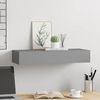 vidaXL &Eacute;tag&egrave;re &agrave; tiroir murale Gris 60x23,5x10 cm MDF
