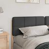 vidaXL T&ecirc;te de lit capitonn&eacute;e Brun et gris fonc&eacute; 180 cm Pin massif