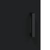 vidaXL Buffet haut Noir 34,5x34x180 cm Bois d'ingénierie